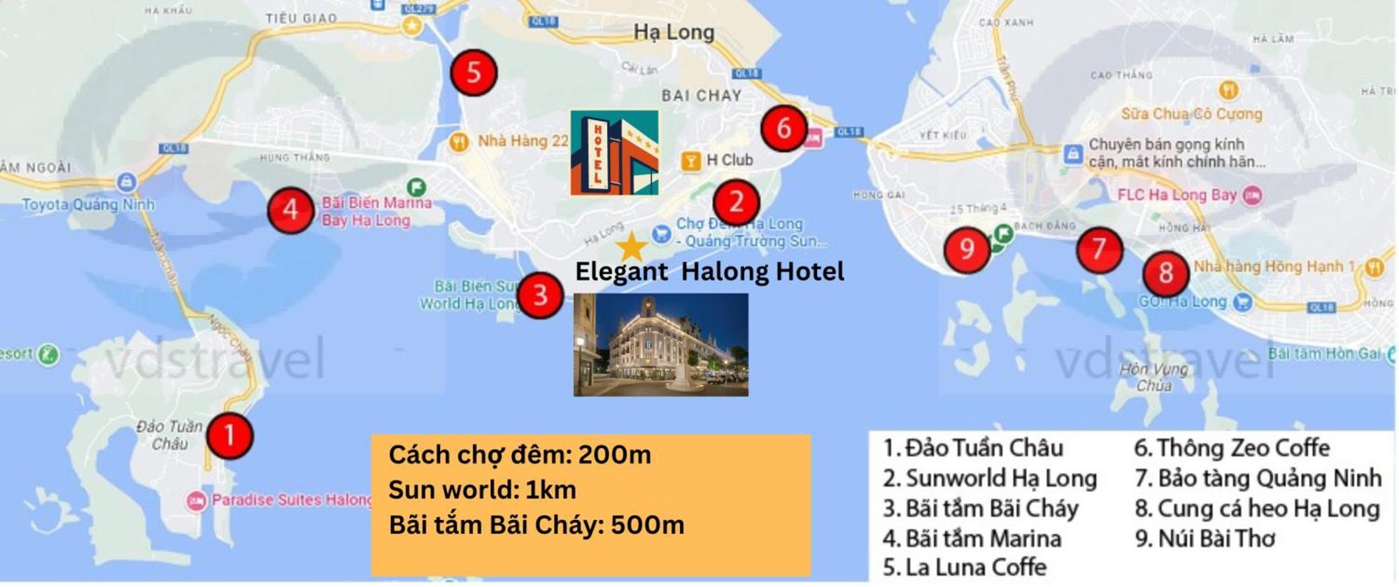 Elegant Boutique Hotel Hạ Long Exterior foto